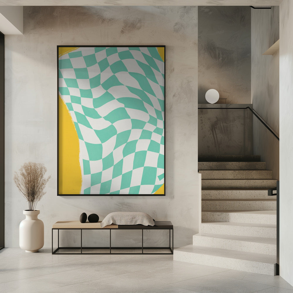 Sommer-Leinen-Trockenstoff | Poster