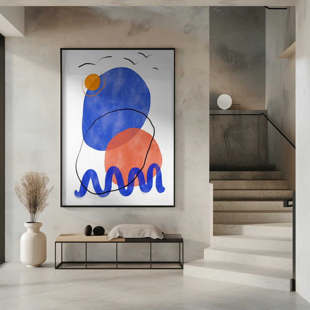 Abstrakte Einsamkeit | Poster