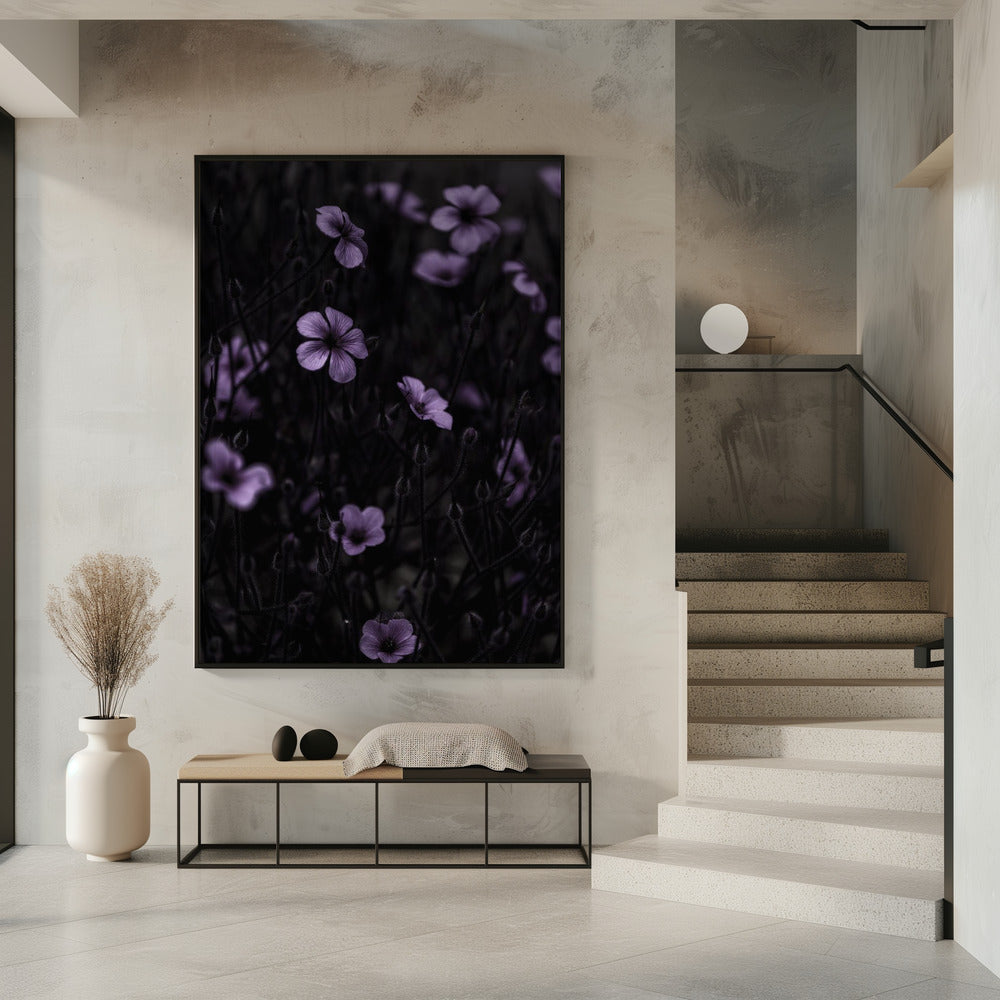 Dunkle Blumen 10 | Poster