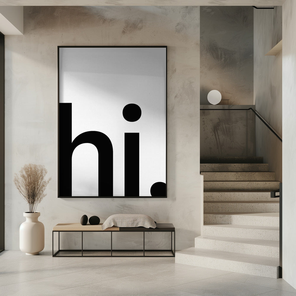 Mutiger Minimalismus | Poster