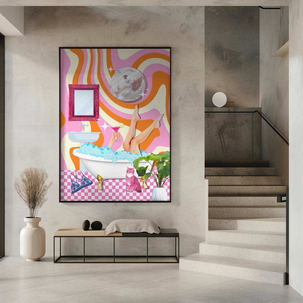 Groovy Badewannenglück | Poster