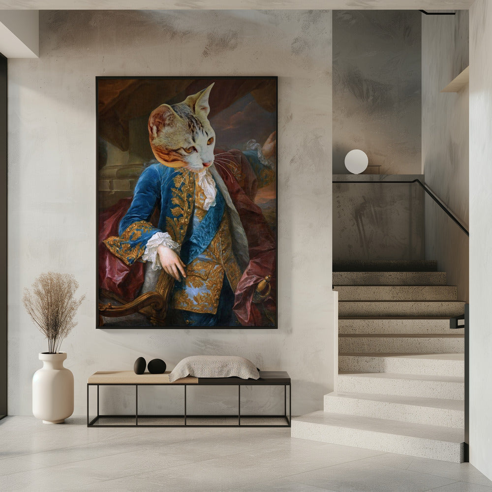 Regal Feline Pose | Poster