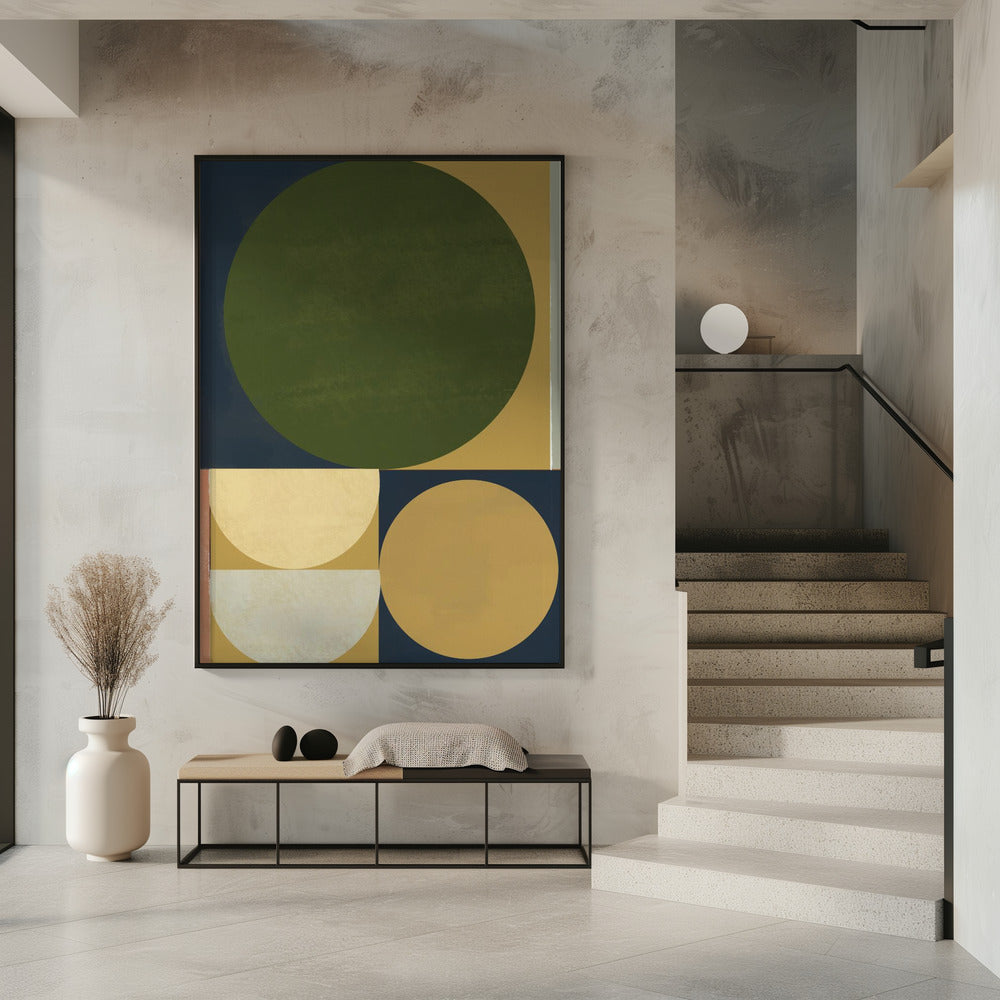 Zeitgenössische Geometrie 1 | Poster