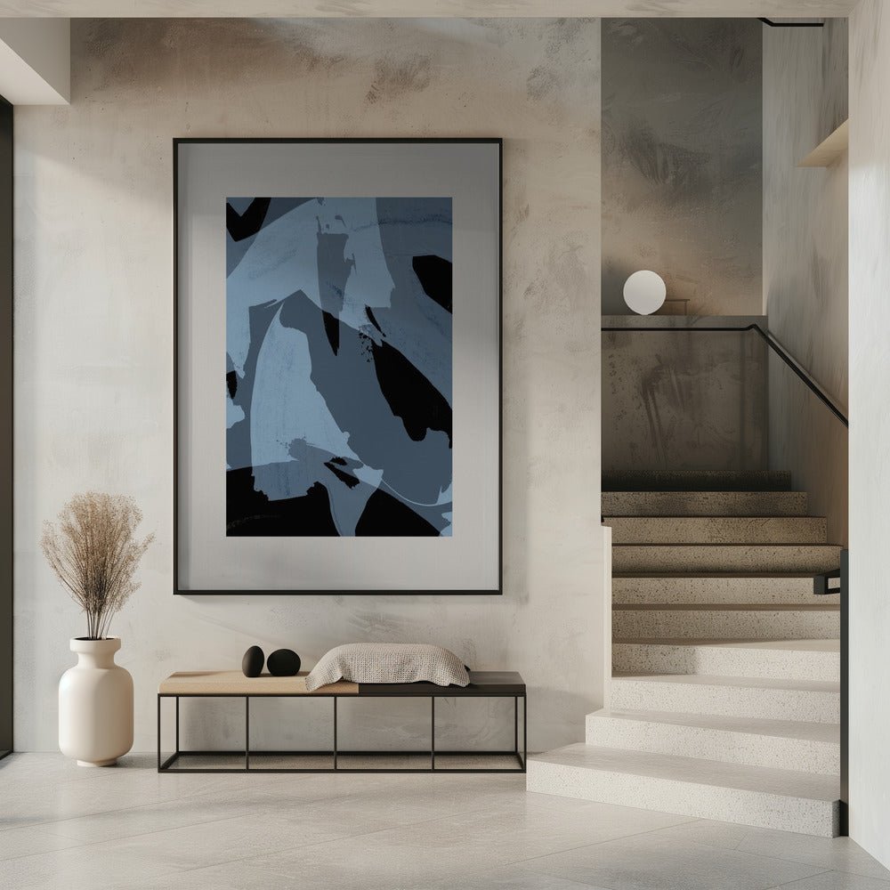 Abstrakte Pinselstriche 60Y | Poster