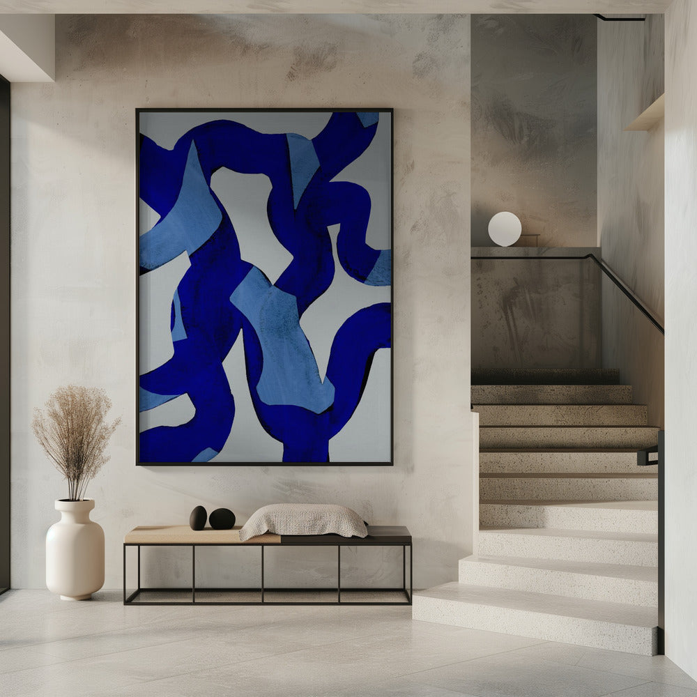 Abstrakte Pinselstriche 65X | Poster