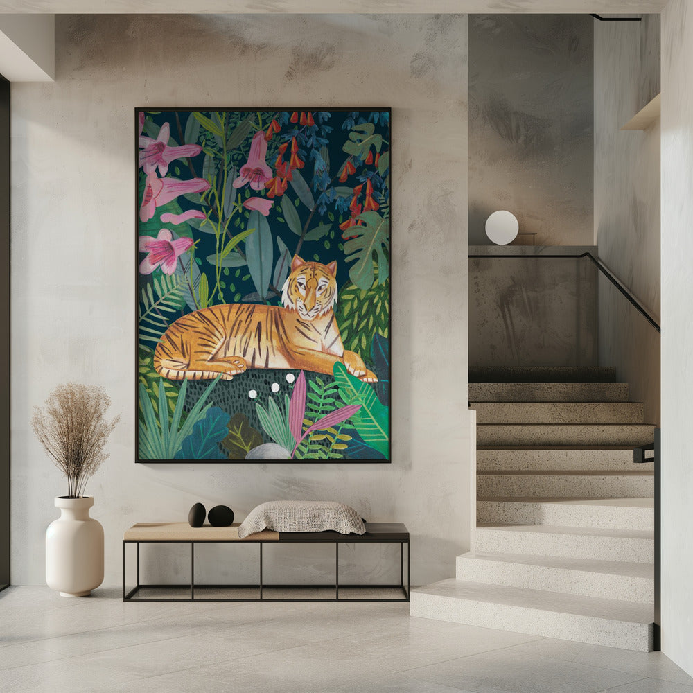 Tiger im Dschungel | Poster
