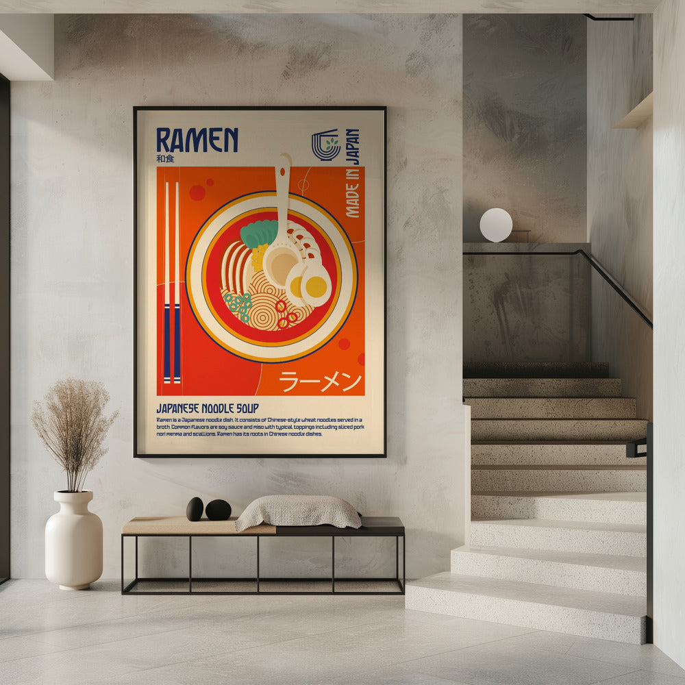 Ramen Japanisches Essen Poster