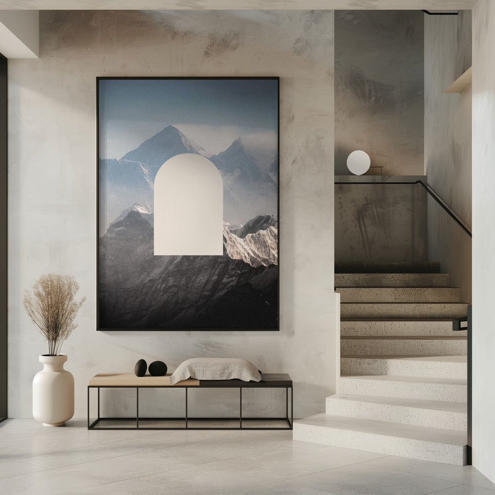 Durch das Portal blicken | Poster