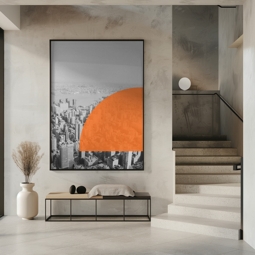 Urbane Sonnenuntergangsfarben | Poster
