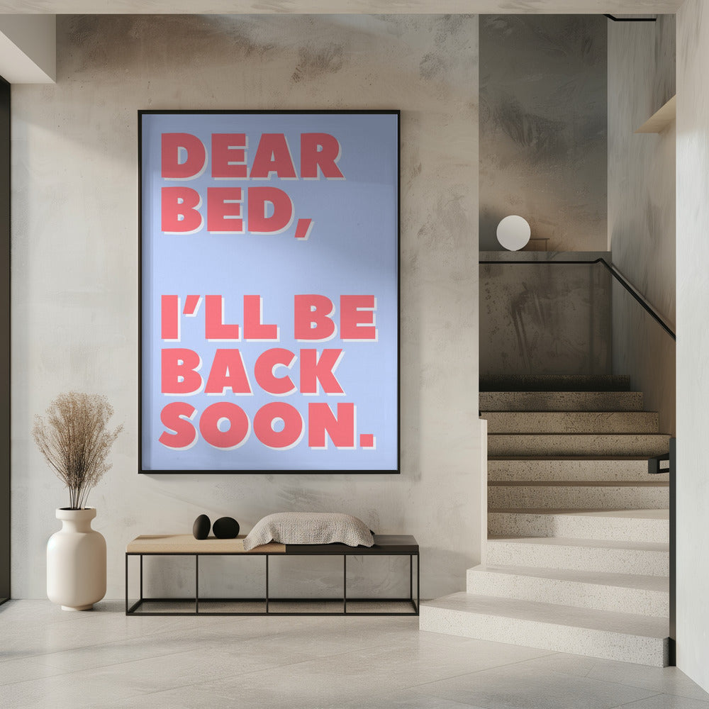 Brief an mein Bett | Poster