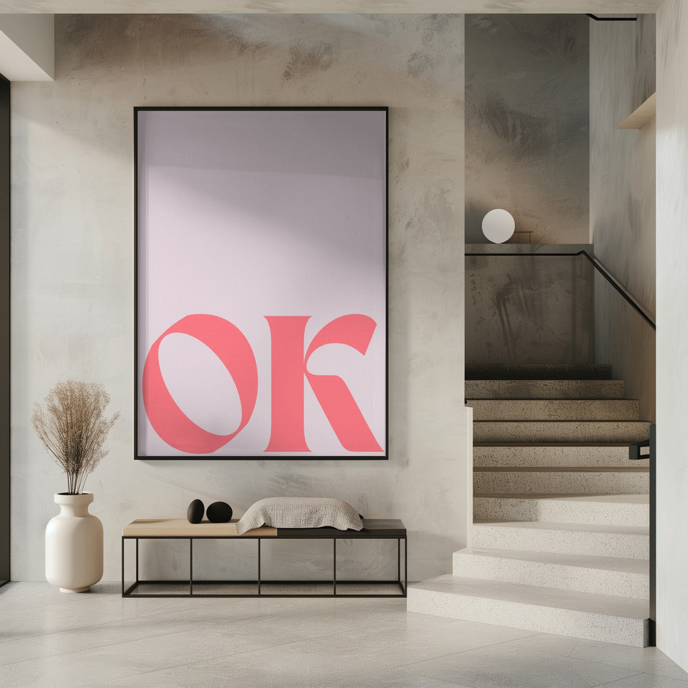 Kräftiges Pink | Poster
