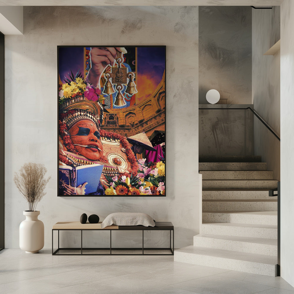 Retro Fantasy Kultur Collage | Poster
