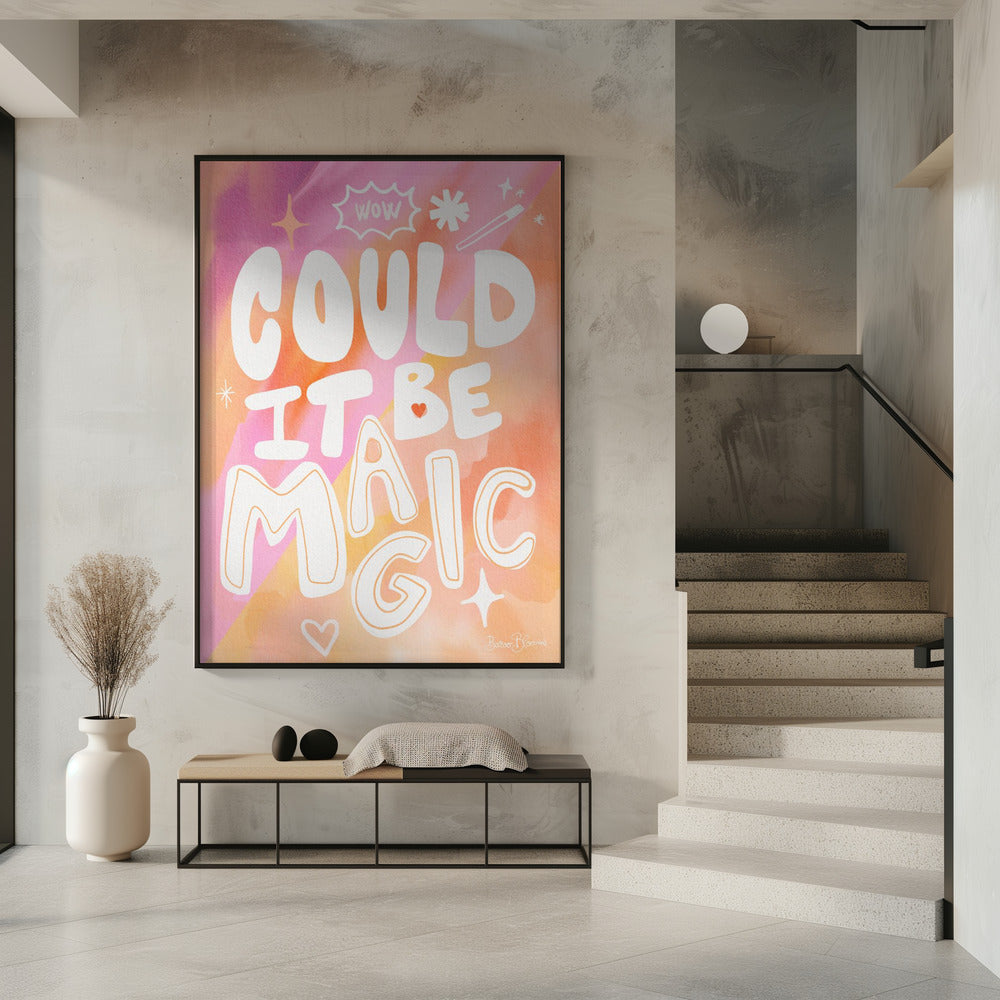 Könnte es Magie sein – Pfirsichrosa | Poster