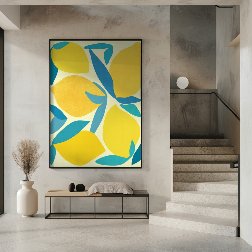 Lemon Shapes | Poster