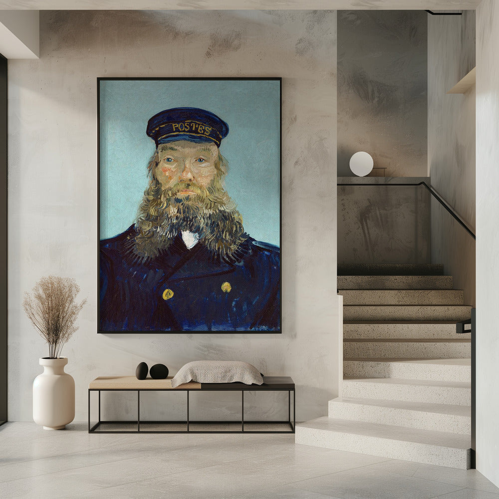 Porträt des Postboten Roulin von Vincent Van Gogh (1888) | Poster