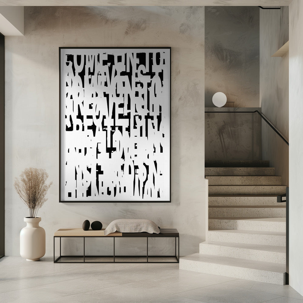 Typography No1 | Poster