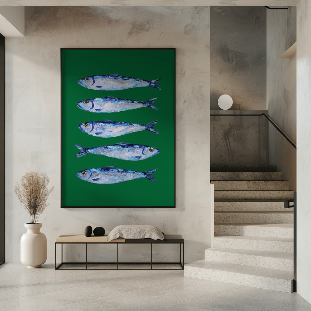 Sardinen Waldgrün | Poster