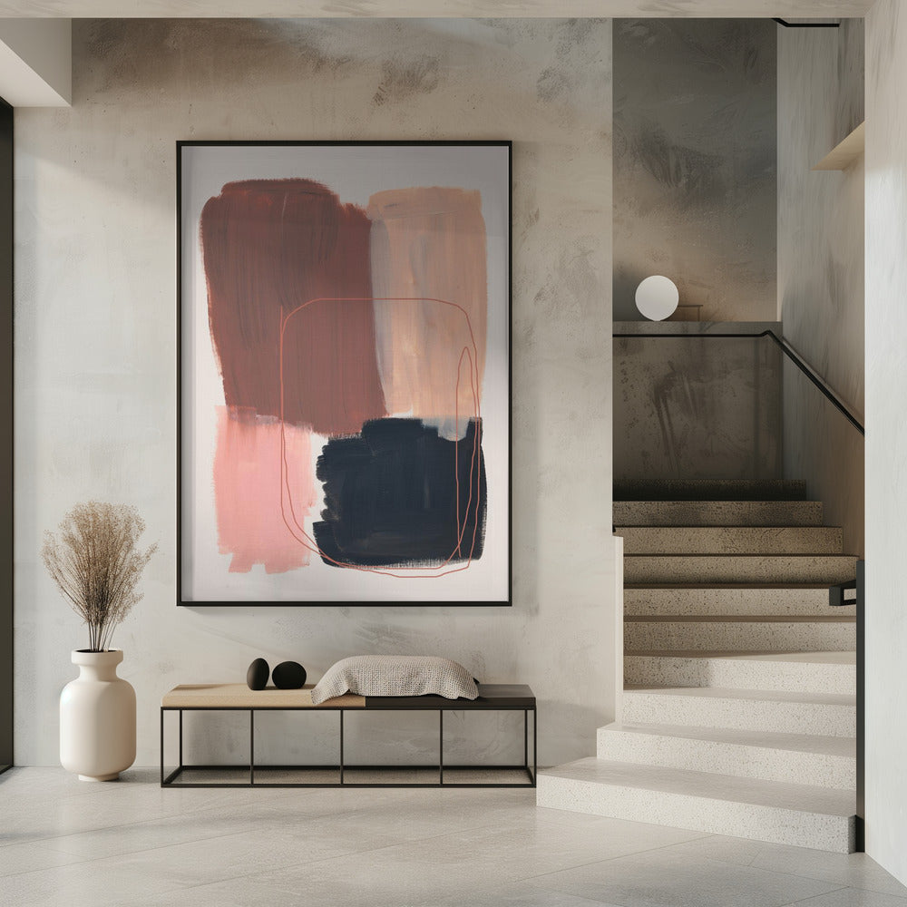 Abstrakte Pinselstriche 120 | Poster