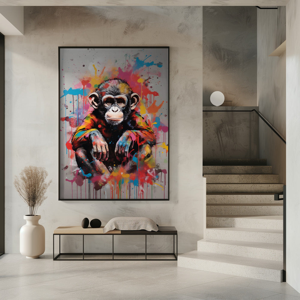 Affe Pop Art | Poster