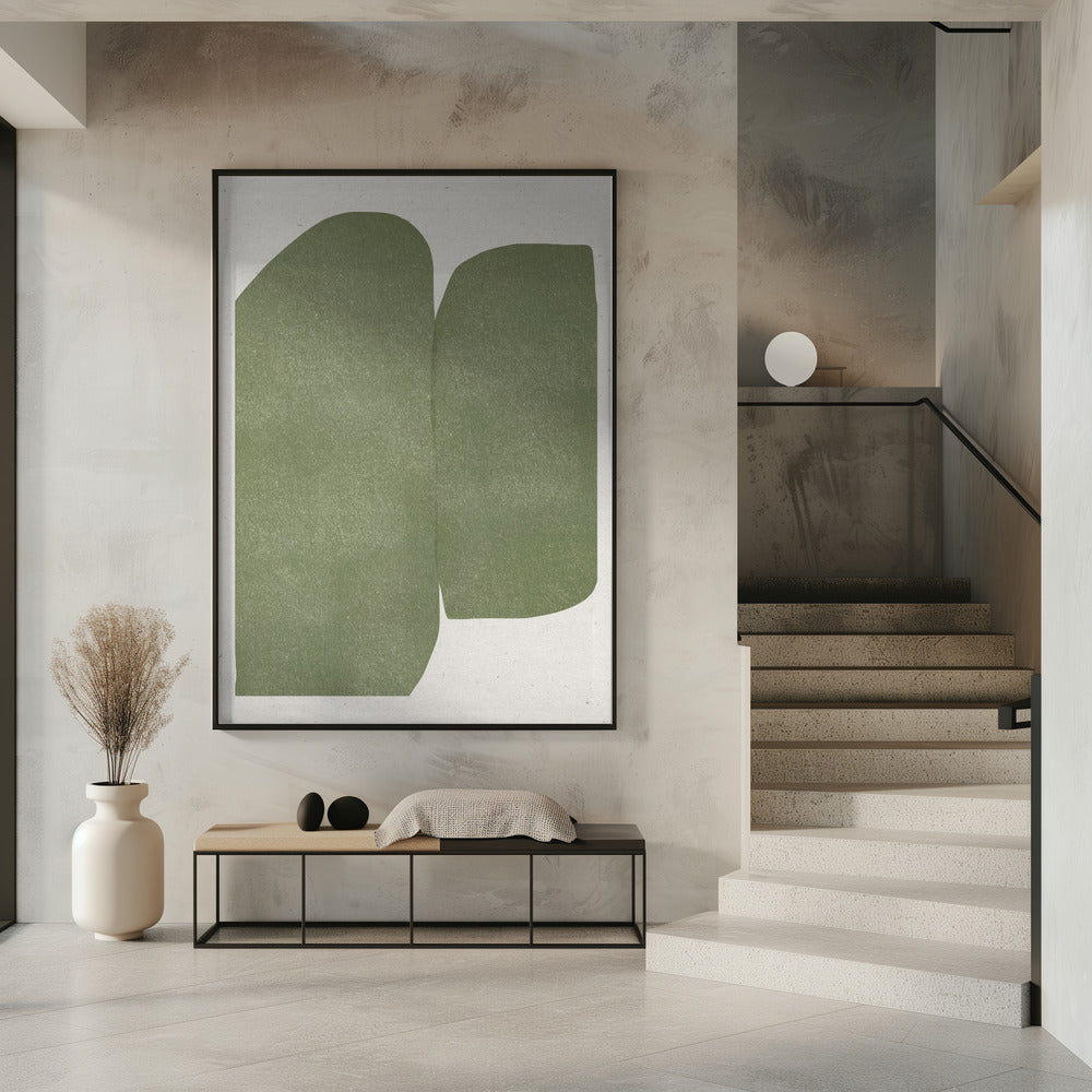Smaragdgrüne Echos | Poster