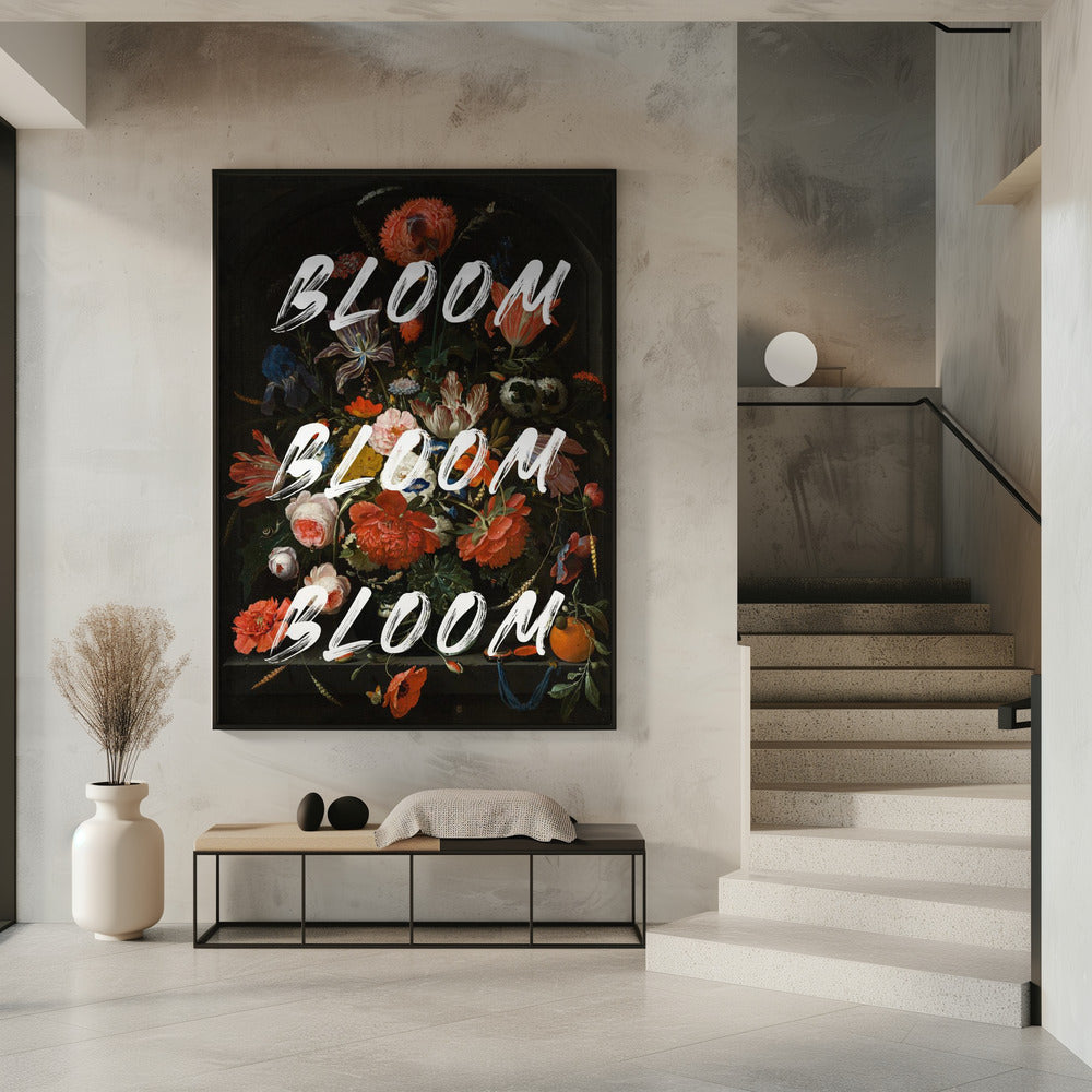 Vintage Blumen Poster