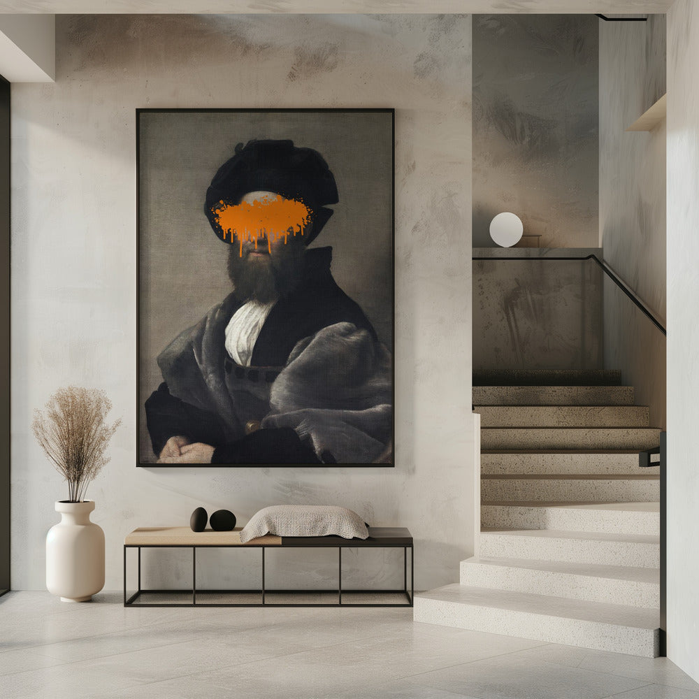 Orange Vandal Splash | Poster
