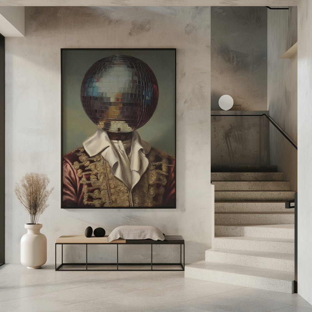 DiscoHead King / Veränderte Collage-Kunst | Poster