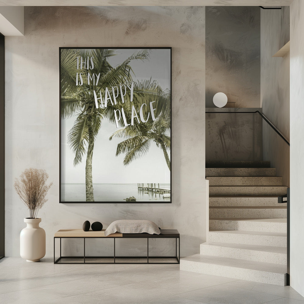 Das ist mein glücklicher Ort | Meerblick | Poster