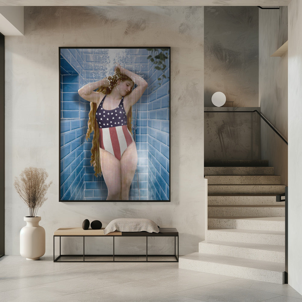 Schönheit unter der Dusche | Poster