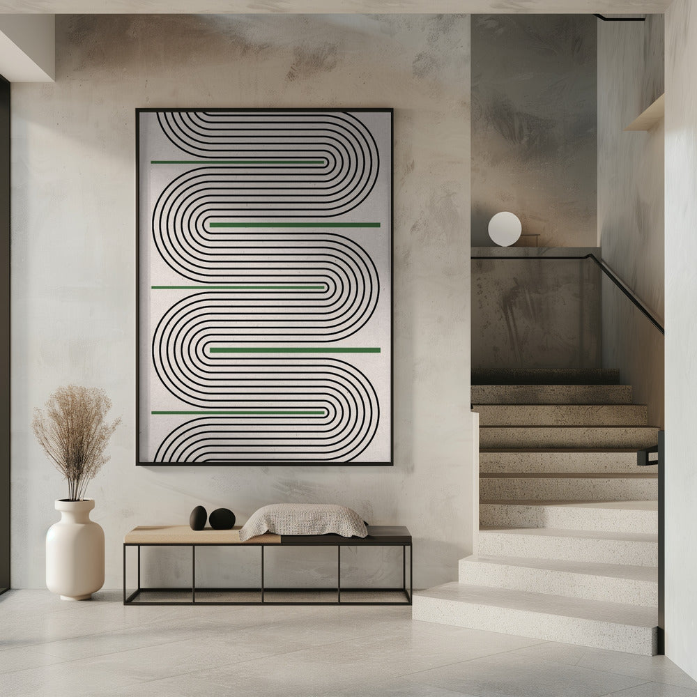 Curved Lines Dance | Poster