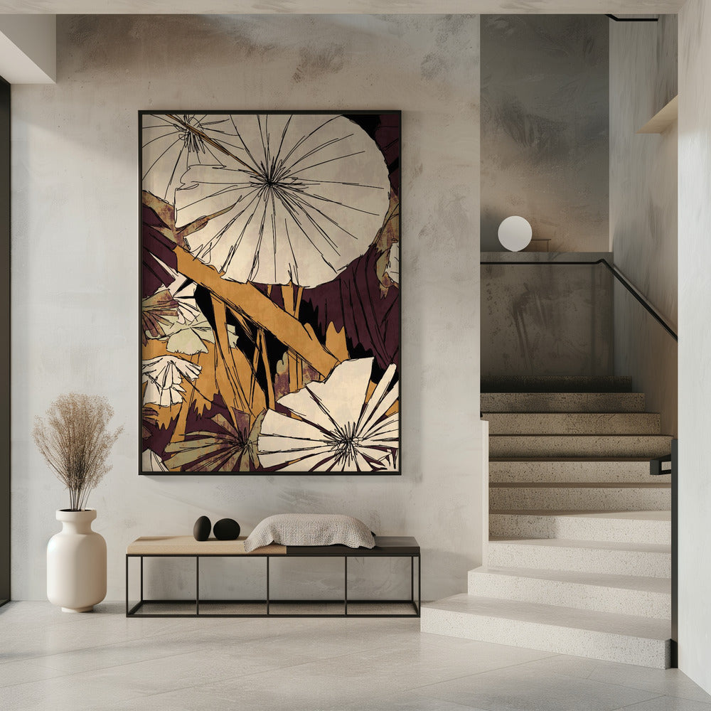 Tropische Goldpflanzen | Poster