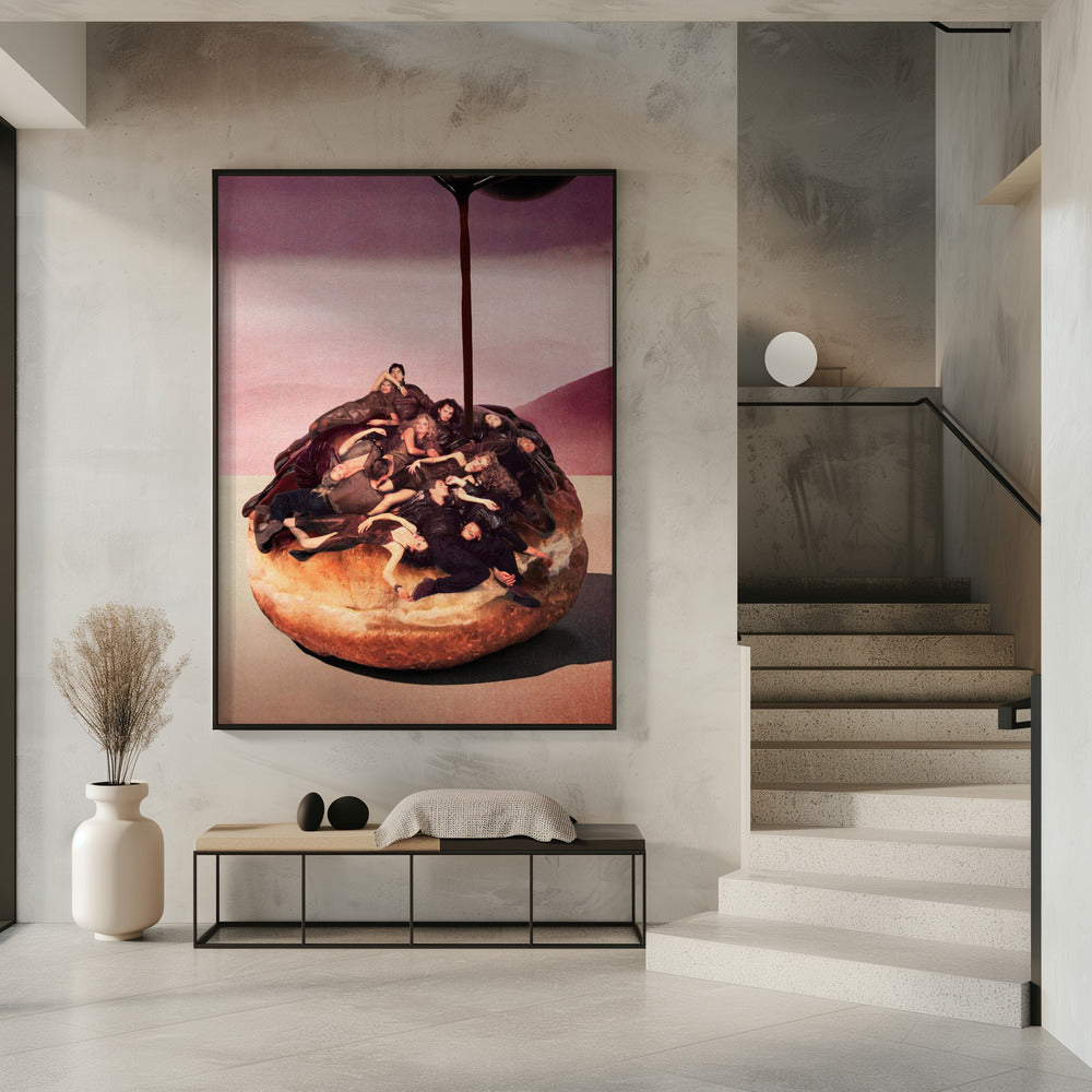 Surrealer dekadenter Donut | Poster