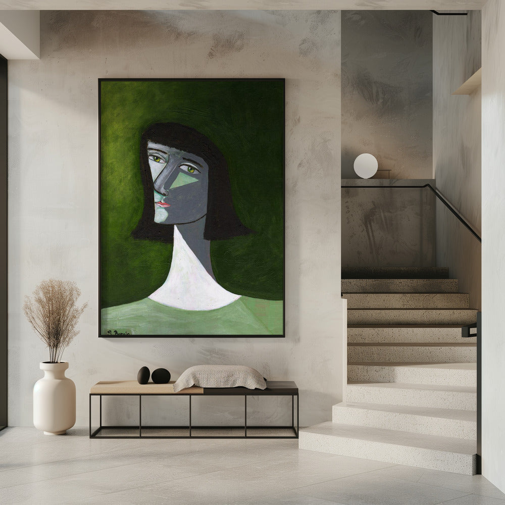 Dame in Grün | Poster