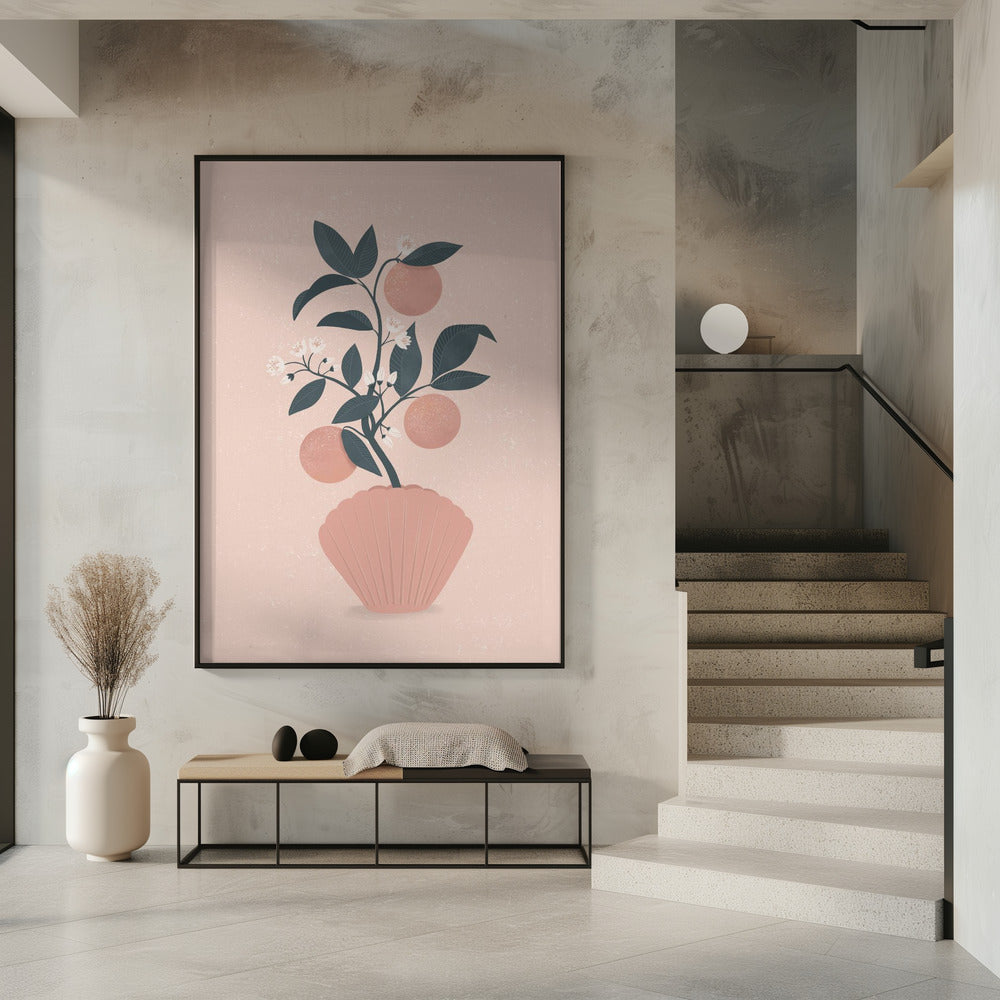 Mandarinenschale | Poster