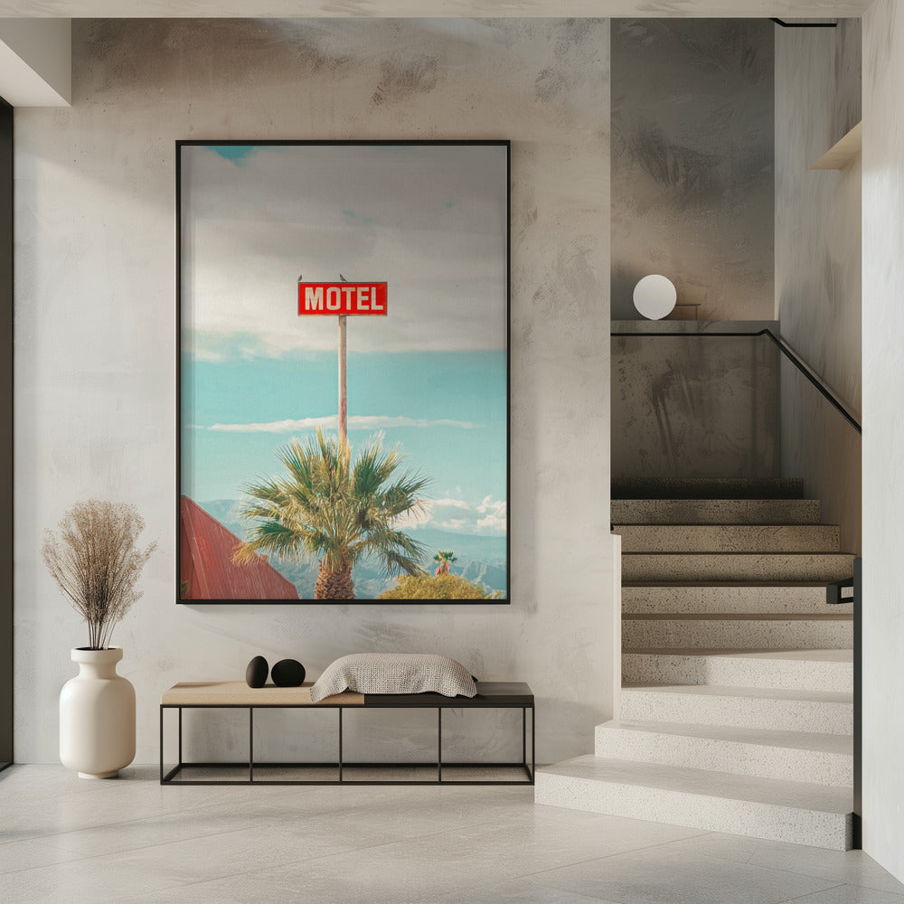 Dieses Motel ist für die Vögel | Poster