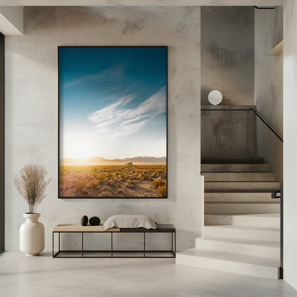 Sonnenaufgang in der Wüste von Nevada | Poster