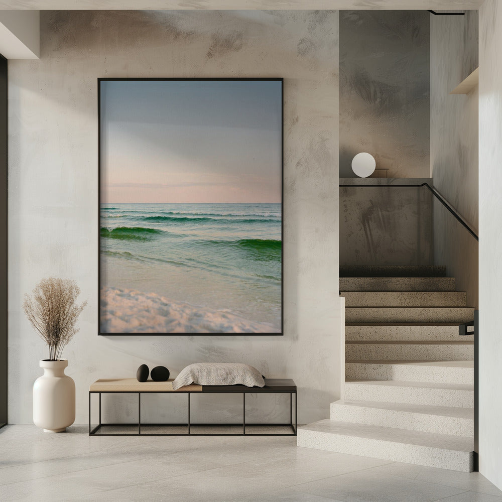 Pastel Ocean Sunset V | Poster