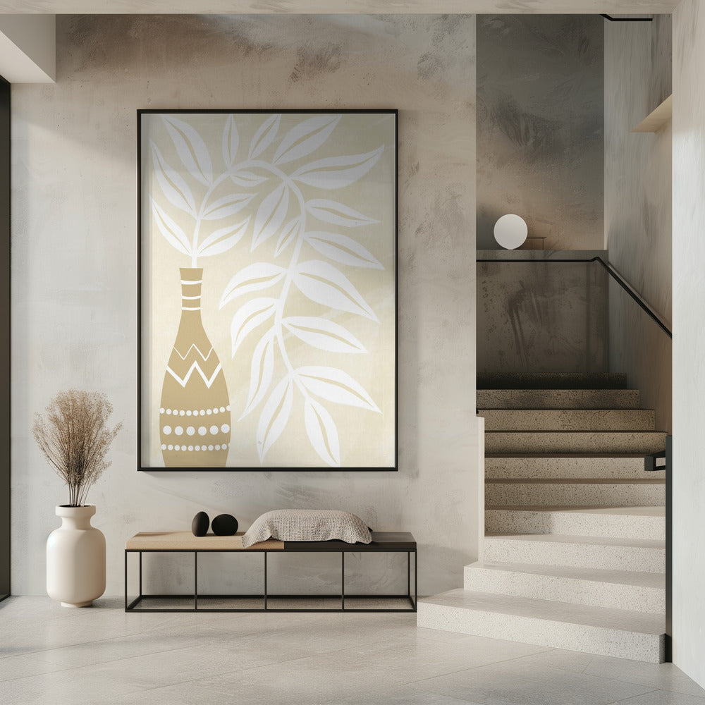 Vase Pflanze | Poster