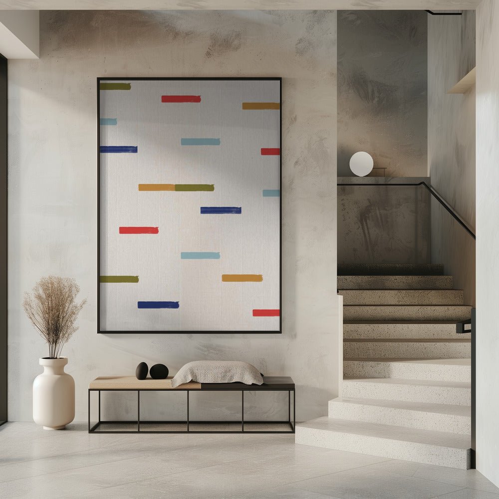 Bunte Striche | Poster