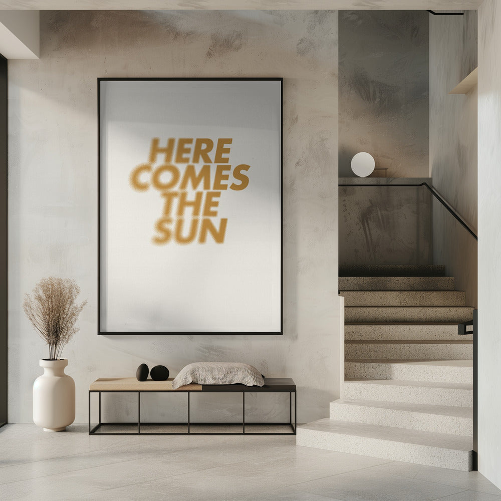 Sonnenbeschienene Ankunft | Poster