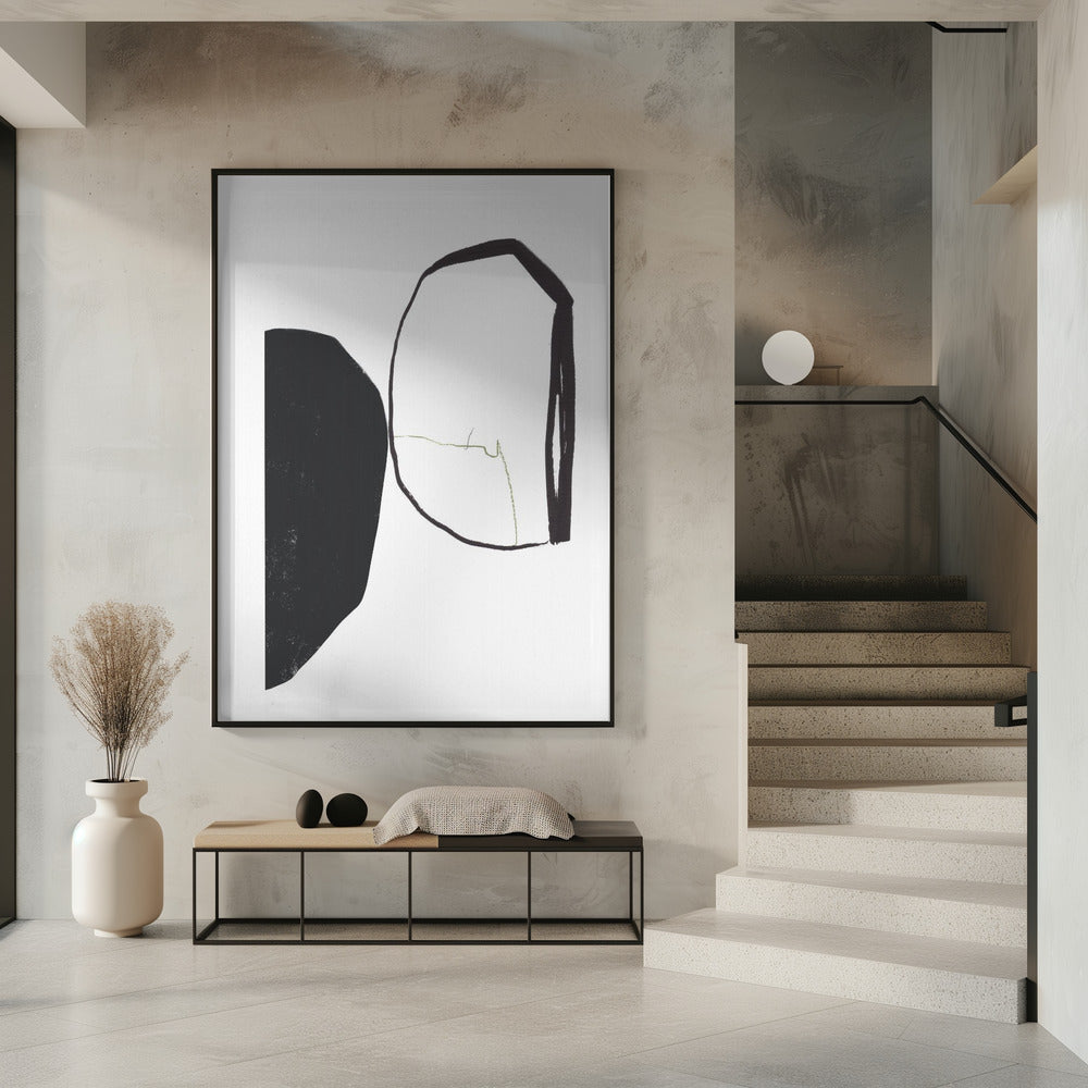 Geometrische Formen und kontrastierende Farben | Poster