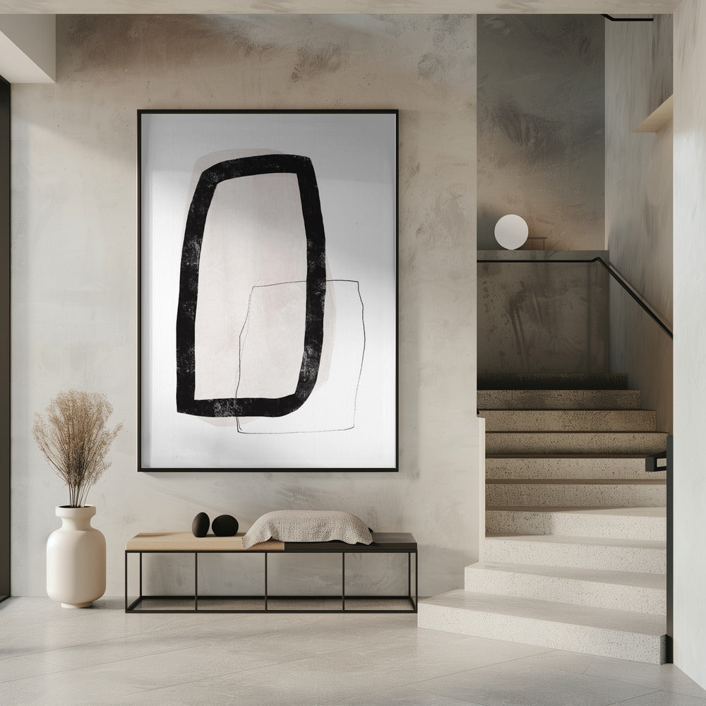 Monochrome Schichten | Poster