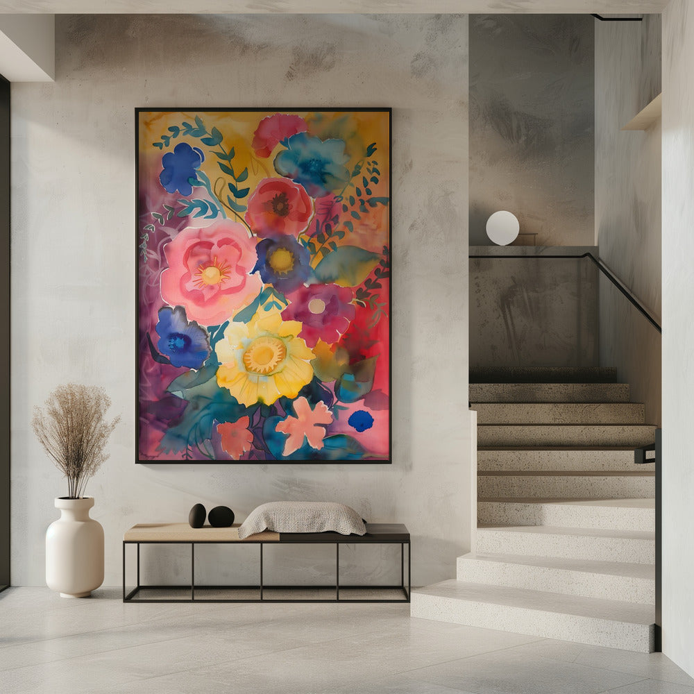 Aquarell Blumen Nr. 6 | Poster