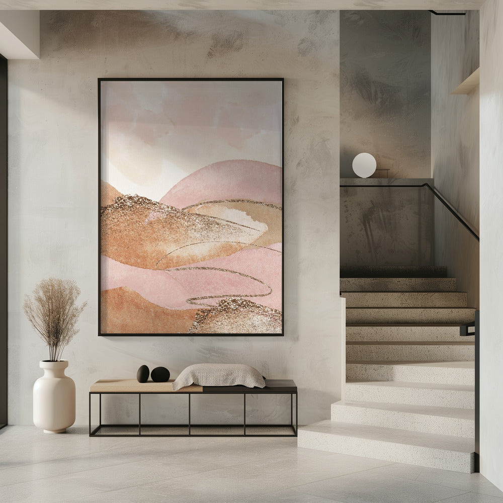 Landschaft in Pink-2 | Poster
