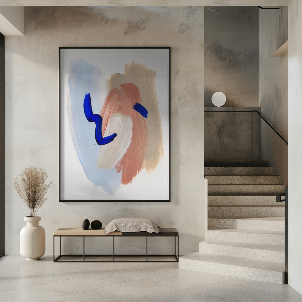 Abstrakte Pinselstriche 141 | Poster