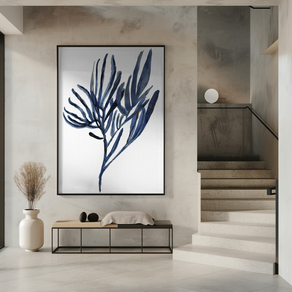 Blaues Wasserpflanzen-Poster 2 | Poster