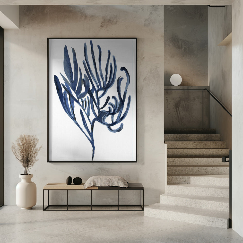 Blaues Wasserpflanzen-Poster 3 | Poster