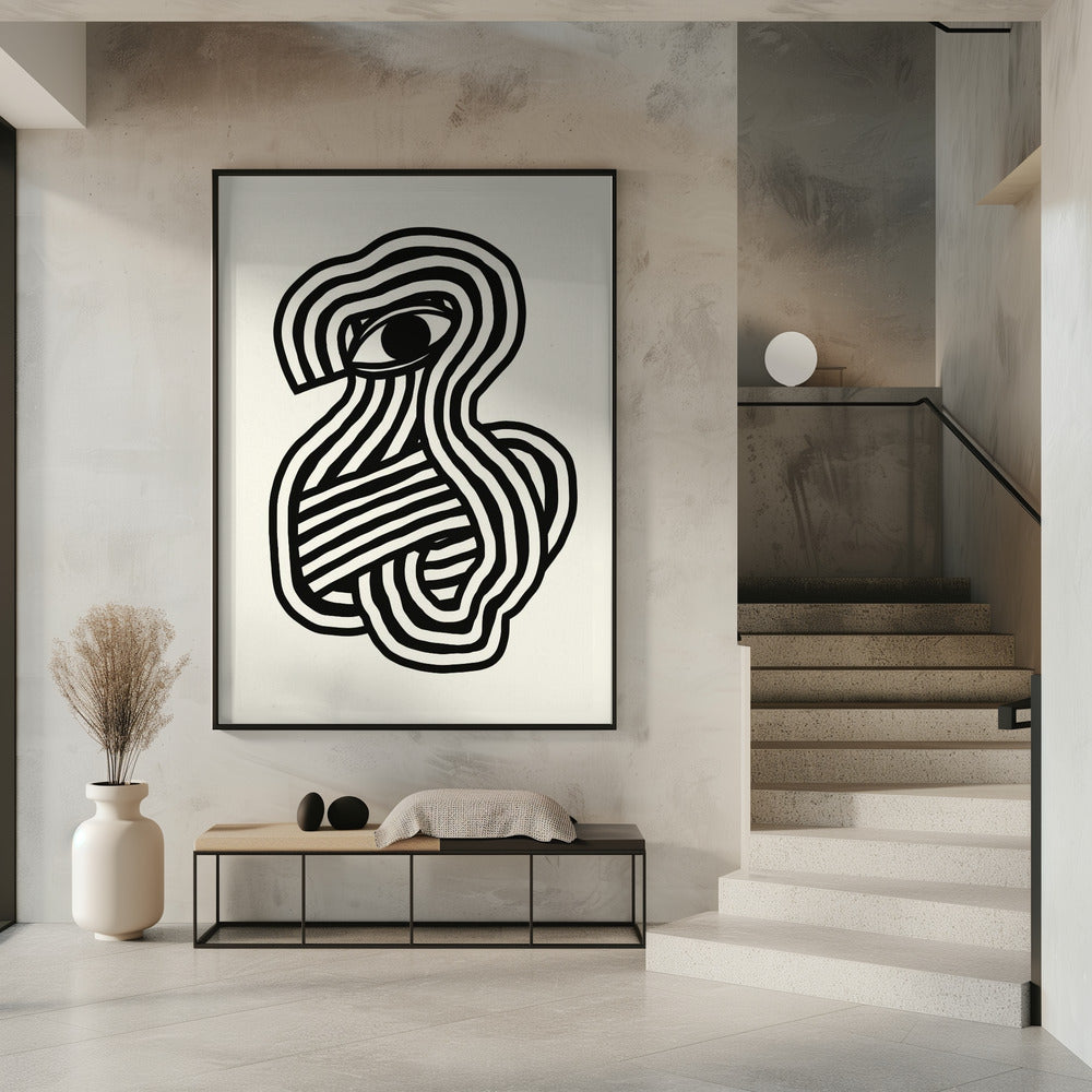 Drittes Auge abstrakt | Poster