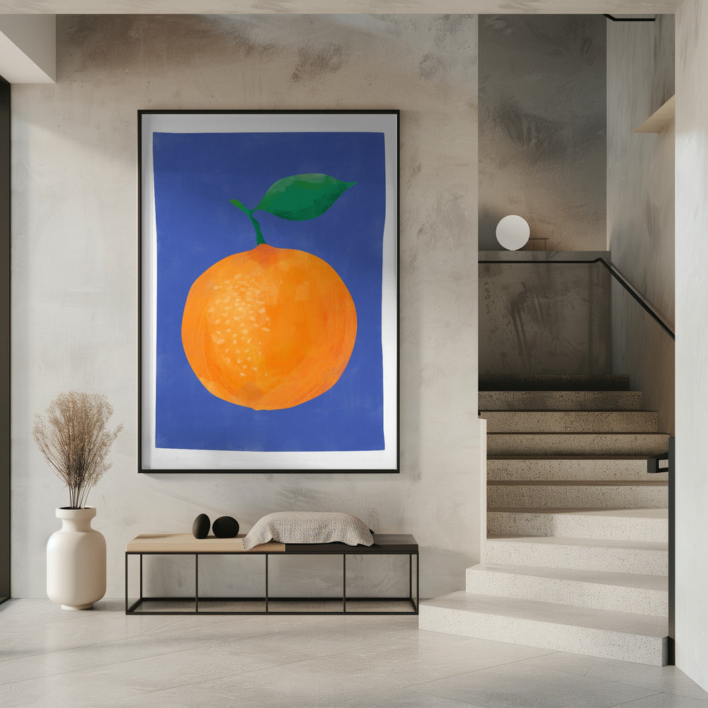 Lebendige Orangenfrucht | Poster