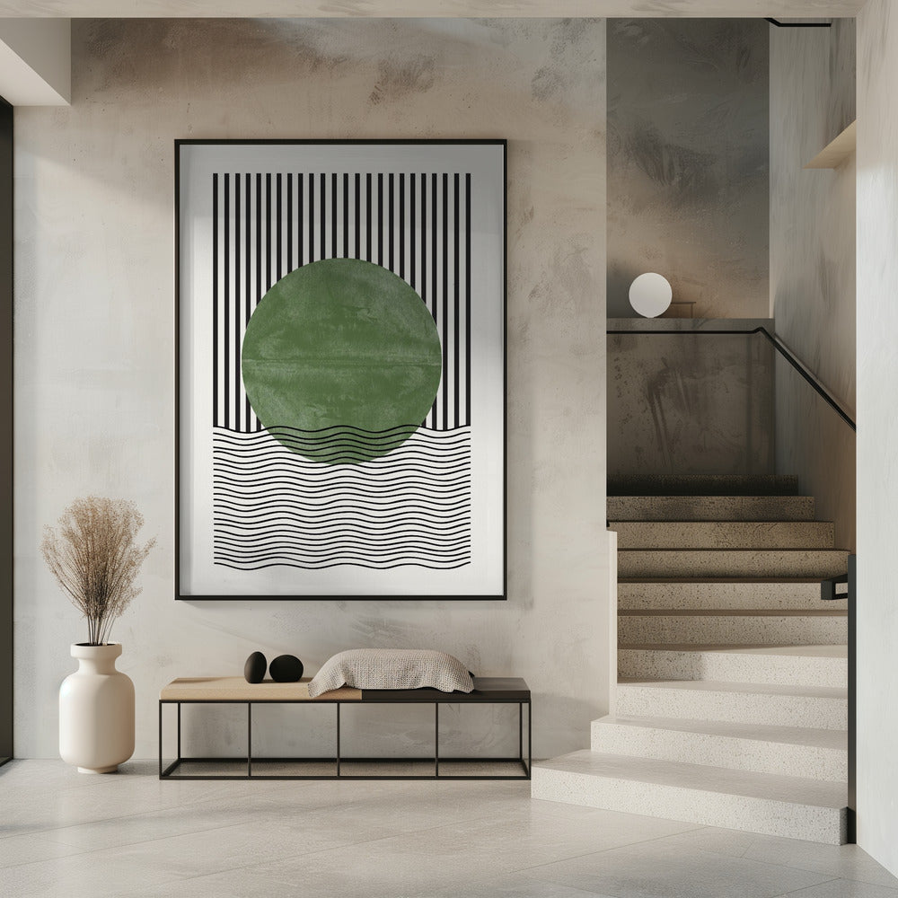 Streifen und Wellen | Poster